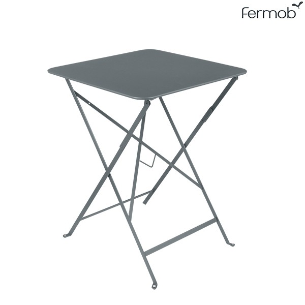 Table pliante - Gris orage - 4/6 personnes : Tables de jardin FERMOB  mobilier - botanic®